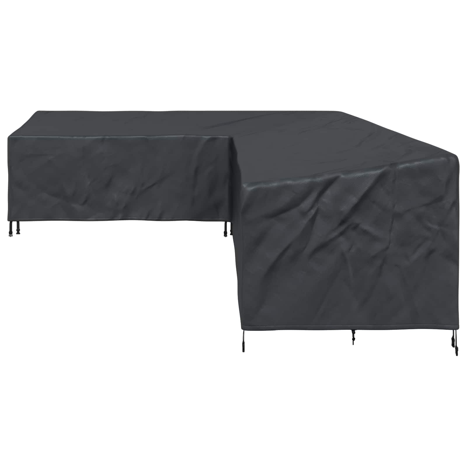 Møbelbetræk Sort 355 x 275 x 80 cm 210D Oxford Stof
