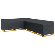 Møbelbetræk Sort 355 x 275 x 80 cm 210D Oxford Stof