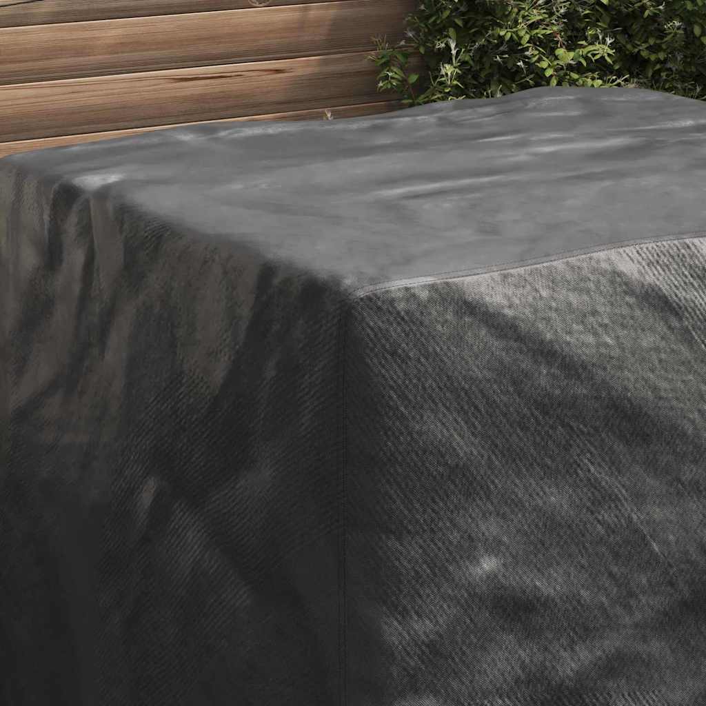 Overtræk til havemøbler Sort 116 x 100 x 120 cm 600D