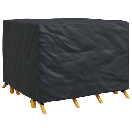 Møbelbetræk Sort 135 x 135 x 90 cm 210D Oxford Stof
