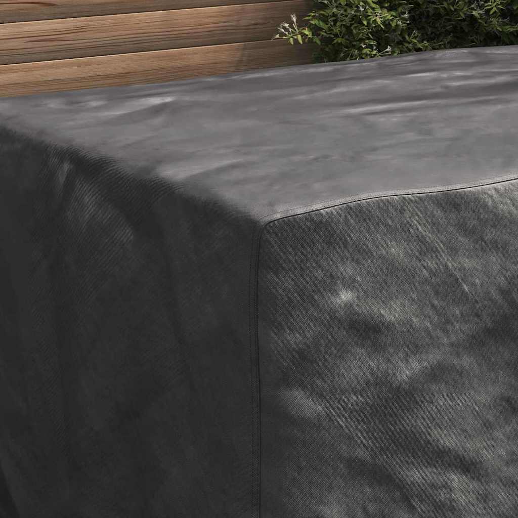 Overtræk til havemøbler Sort 172 x 113 x 73 cm 210D