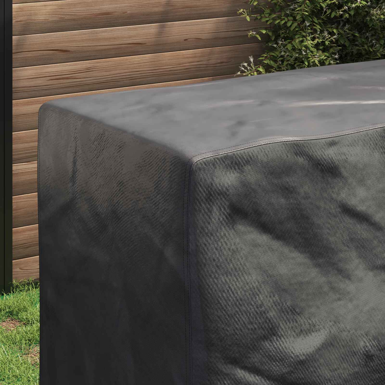 Møbelbetræk Ensfarvet Sort 180 x 70 x 90 cm 210D