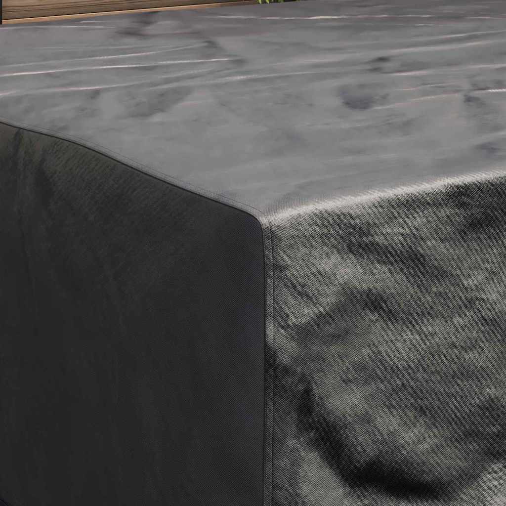 Overtræk til havemøbler Sort 200 x 200 x 90 cm 420D