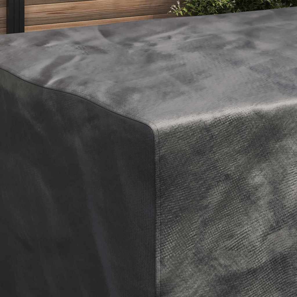 Overtræk til havemøbler Sort 220 x 150 x 85 cm 210D