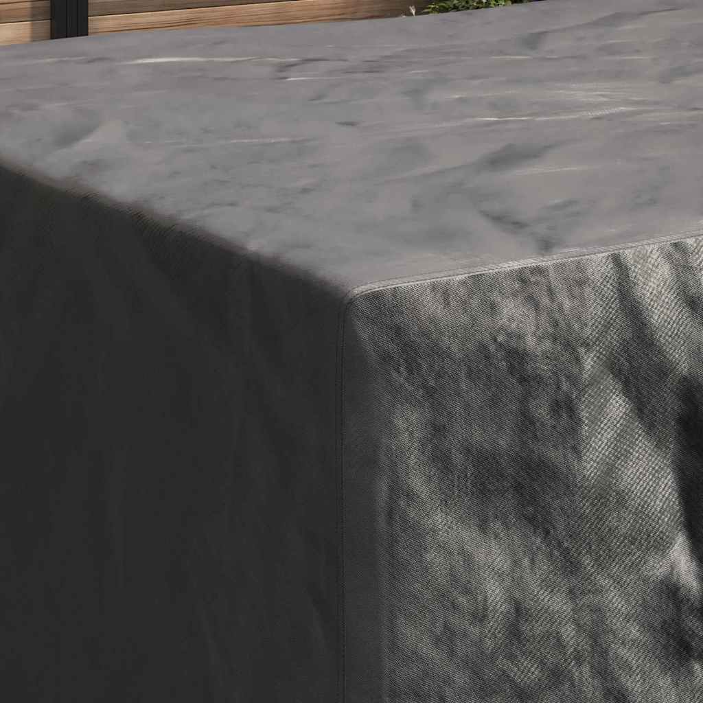 Overtræk til havemøbler Sort 240 x 190 x 90 cm 420D