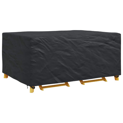 Møbelbetræk Ensfarvet Sort 240 x 160 x 100 cm 210D