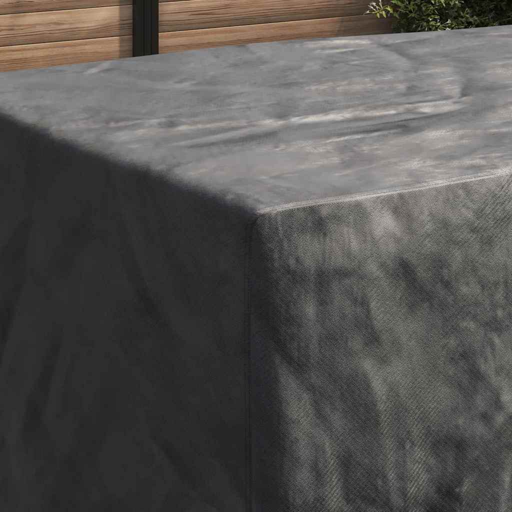 Overtræk til havemøbler Sort 300 x 140 x 90 cm 420D