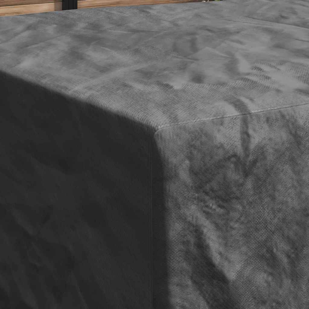 Overtræk til havemøbler Sort 300 x 200 x 90 cm 600D