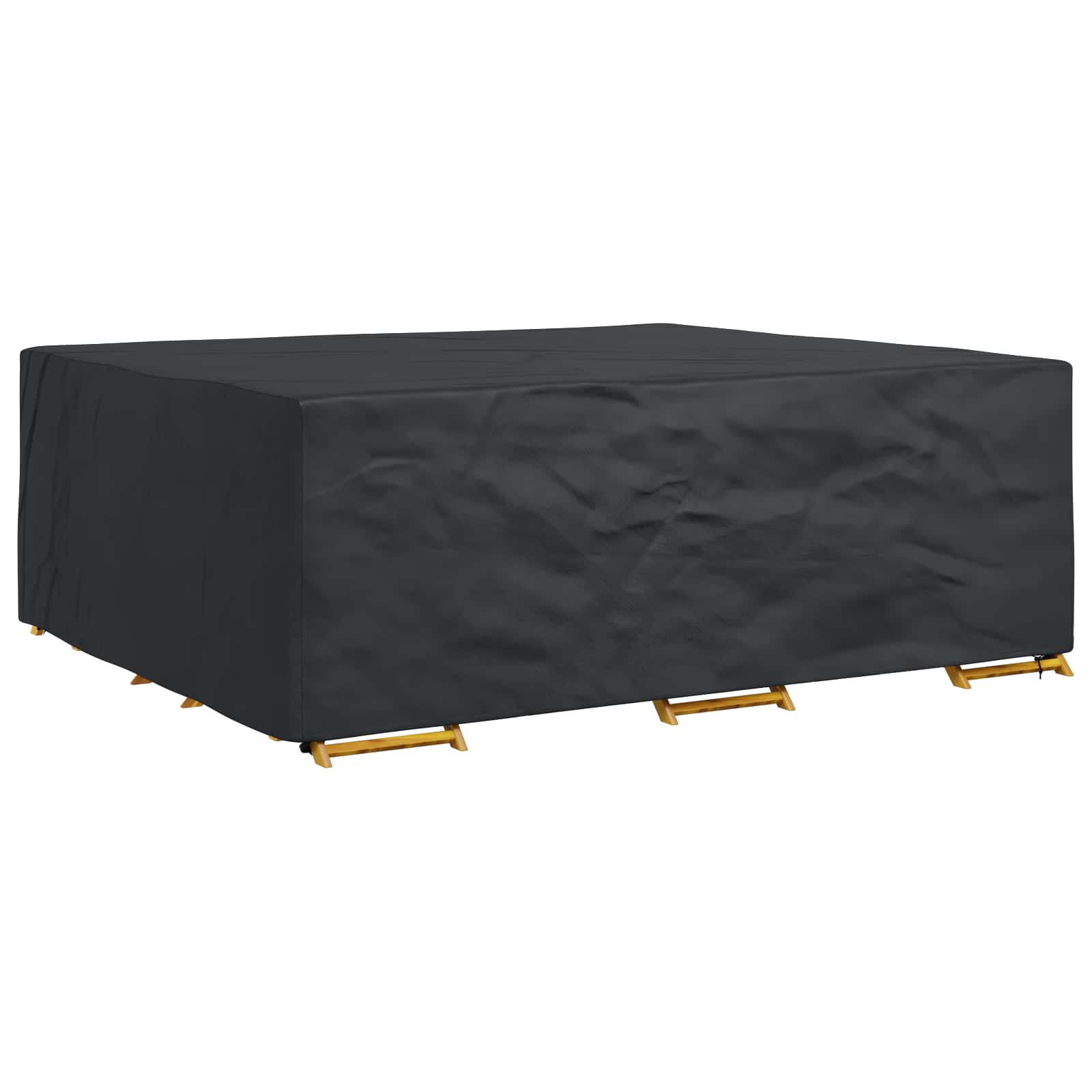 Møbelbetræk Ensfarvet Sort 300 x 250 x 70 cm 600D
