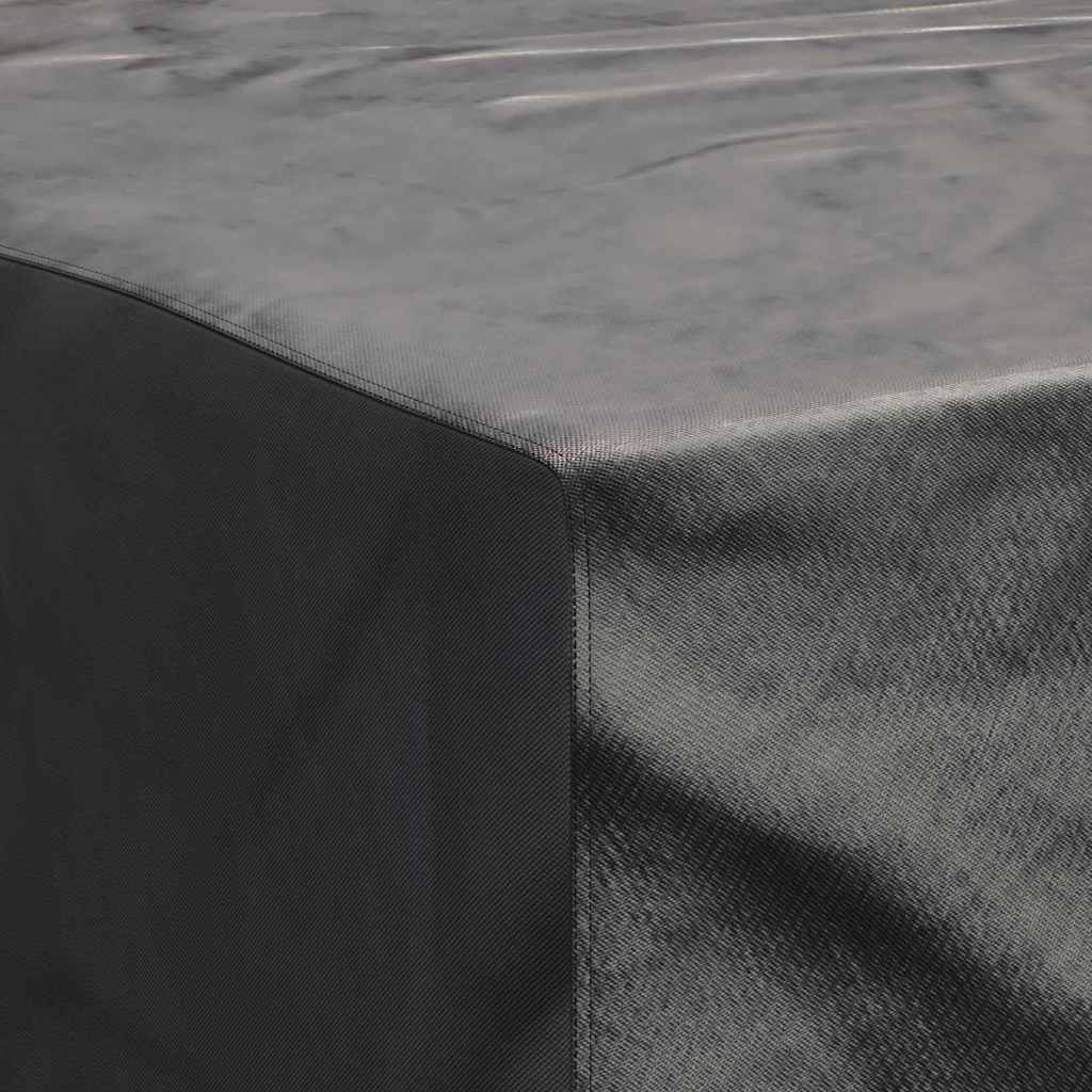 Overtræk til havemøbler Sort 300 x 250 x 100 cm 600D
