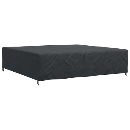 Møbelbetræk Ensfarvet Sort 300 x 300 x 70 cm 210D