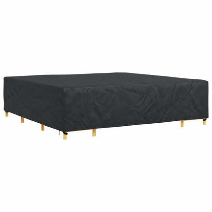Møbelbetræk Ensfarvet Sort 300 x 300 x 70 cm 210D