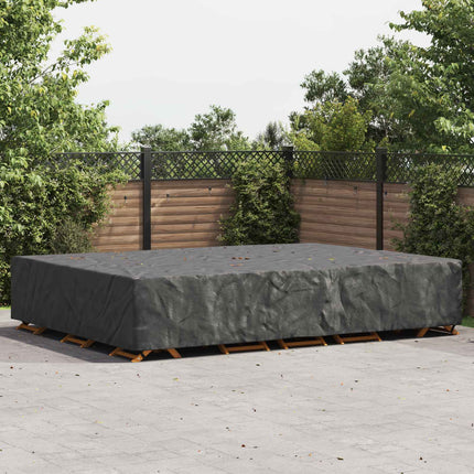 Møbelbetræk Ensfarvet Sort 350 x 260 x 90 cm 420D