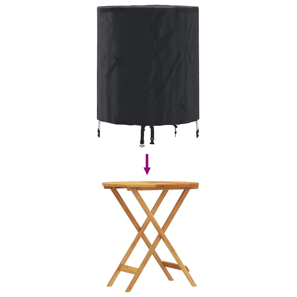 Overtræk til havemøbler 62 x 62 x 70 cm 210D Oxford Stof