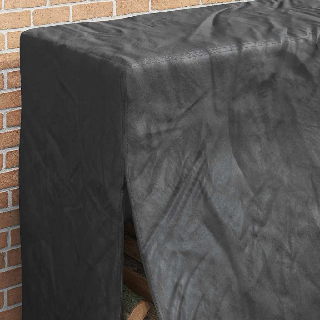 Brændestabelafdækning Sort 61 x 122 x 106 cm 210D Oxford Stof