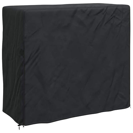 Brændestabelafdækning Sort 61 x 122 x 106 cm 210D Oxford Stof