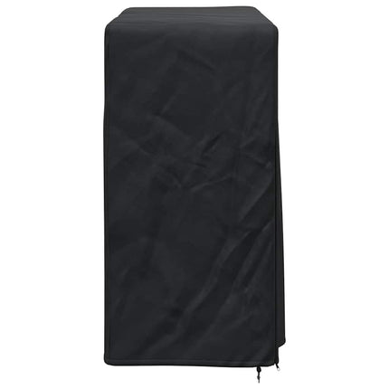 Brændestabelafdækning Sort 61 x 122 x 106 cm 210D Oxford Stof