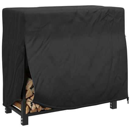 Brændestabelafdækning 61 x 122 x 106 cm 420D Oxford stof Sort