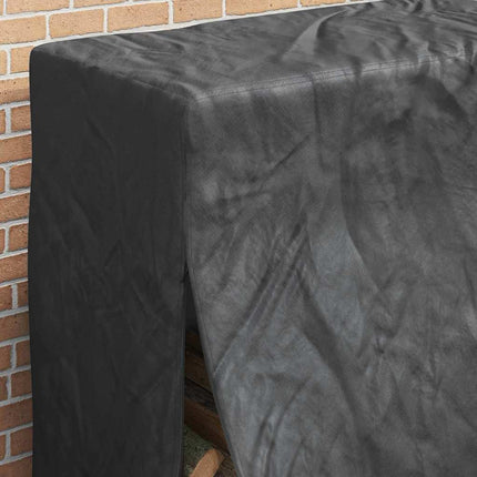 Brændestabelafdækning Sort 61 x 122 x 106 cm 600D Oxford Stof