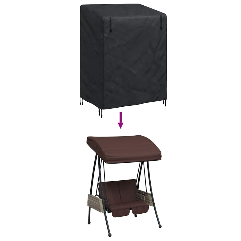 Overtræk til udendørs gynge 120 x 90 x 155 cm 600D Oxford Stof