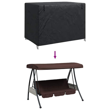 Overtræk til udendørs gynge 220 x 150 x 150 cm 600D Oxford Stof