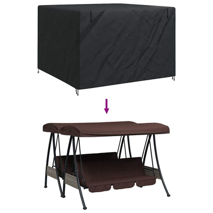 Overtræk til udendørs gynge 250 x 250 x 160 cm 600D Oxford Stof