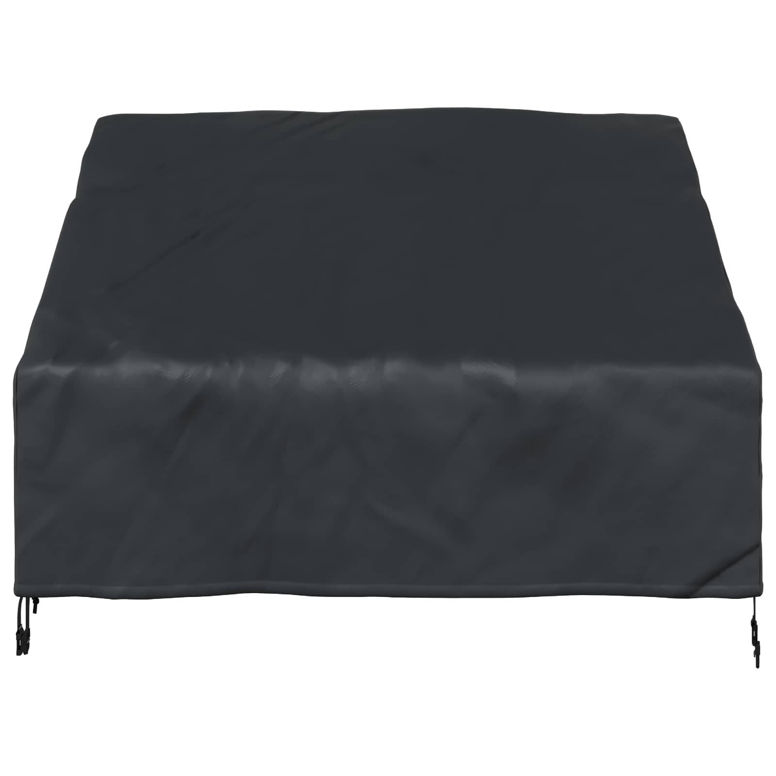 Havebænkkappe Sort 130 x 95 x 40 / 80 cm 420D Oxford Stof