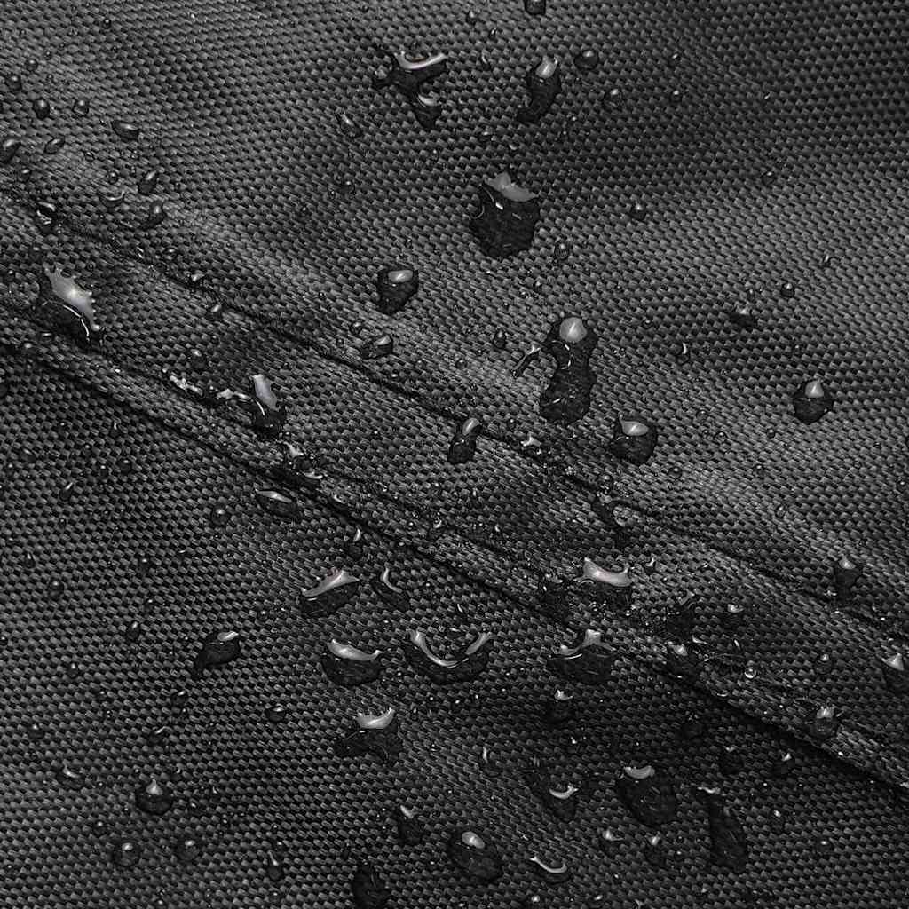 Havebænkkappe Sort 200 x 100 x 89 cm 210D oxford stof