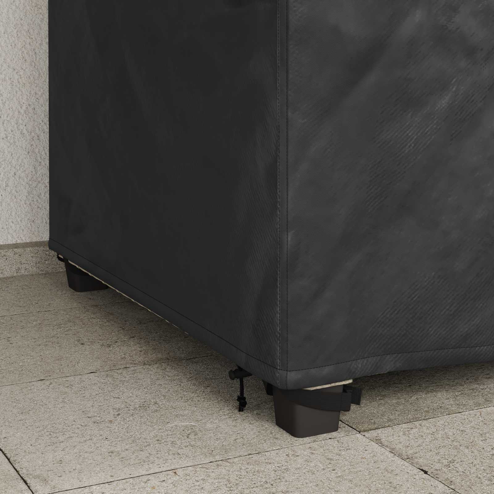 Have Stolovertræk Sort 90 x 90 x 50 / 75 cm 600D Oxford Stof