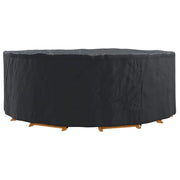 Møbelbetræk Sort 244 x 244 x 105 cm 420D Oxford Stof
