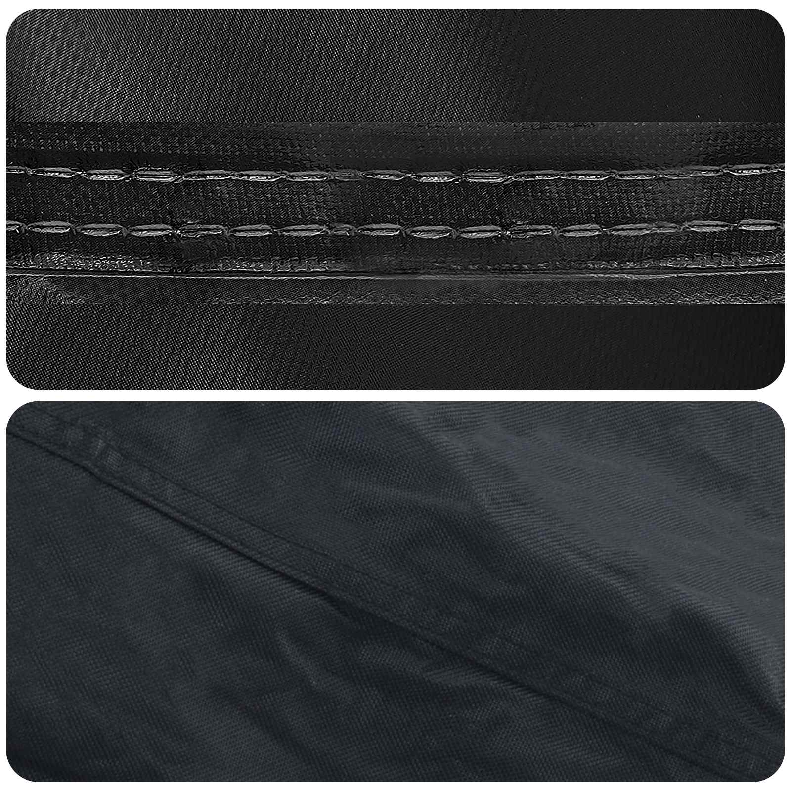 Overtræk til havemøbler Sort 320 x 320 x 85 cm 420D stof