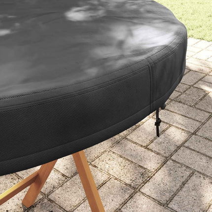 Udendørs Borddække 92 x 92 x 10 cm 210D Oxford Stof Rund Sort
