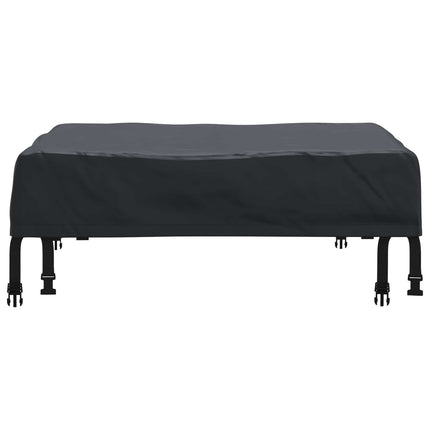 Borddække 72 x 72 x 15 cm Firkantet Vandtæt Sort