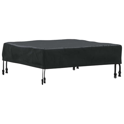Borddække 72 x 72 x 15 cm Firkantet Vandtæt Sort