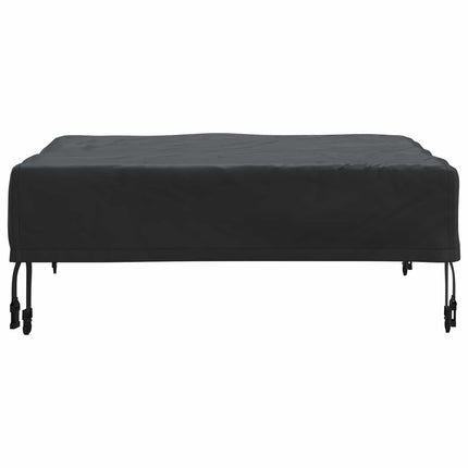 Borddække 72 x 72 x 15 cm Firkantet Vandtæt Sort