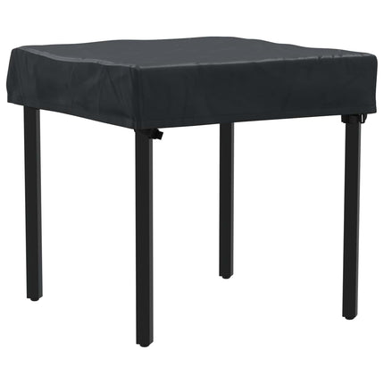 Borddække 72 x 72 x 15 cm Firkantet Vandtæt Sort