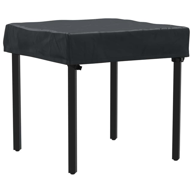 Borddække Ensfarvet Sort 72 x 72 x 15 cm Stof