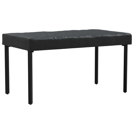 Borddække 122 x 72 x 15 cm Stof Rektangulær Vandtæt Sort