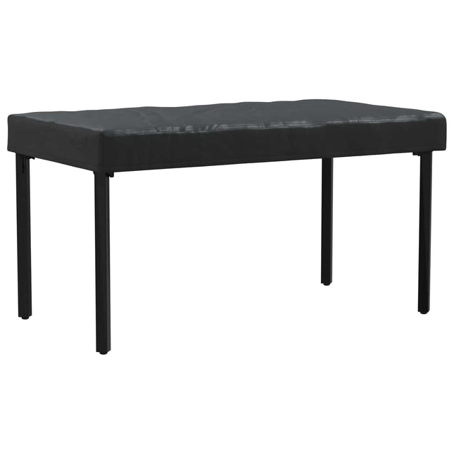 Borddække Ensfarvet Sort 122 x 72 x 15 cm Stof