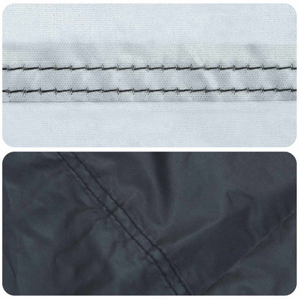 Borddække 152 x 92 x 15 cm Stof Rektangulær Vandtæt Sort