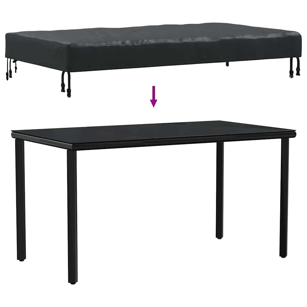 Overtræk til havemøbler 152 x 92 x 15 cm 420D Oxford Stof