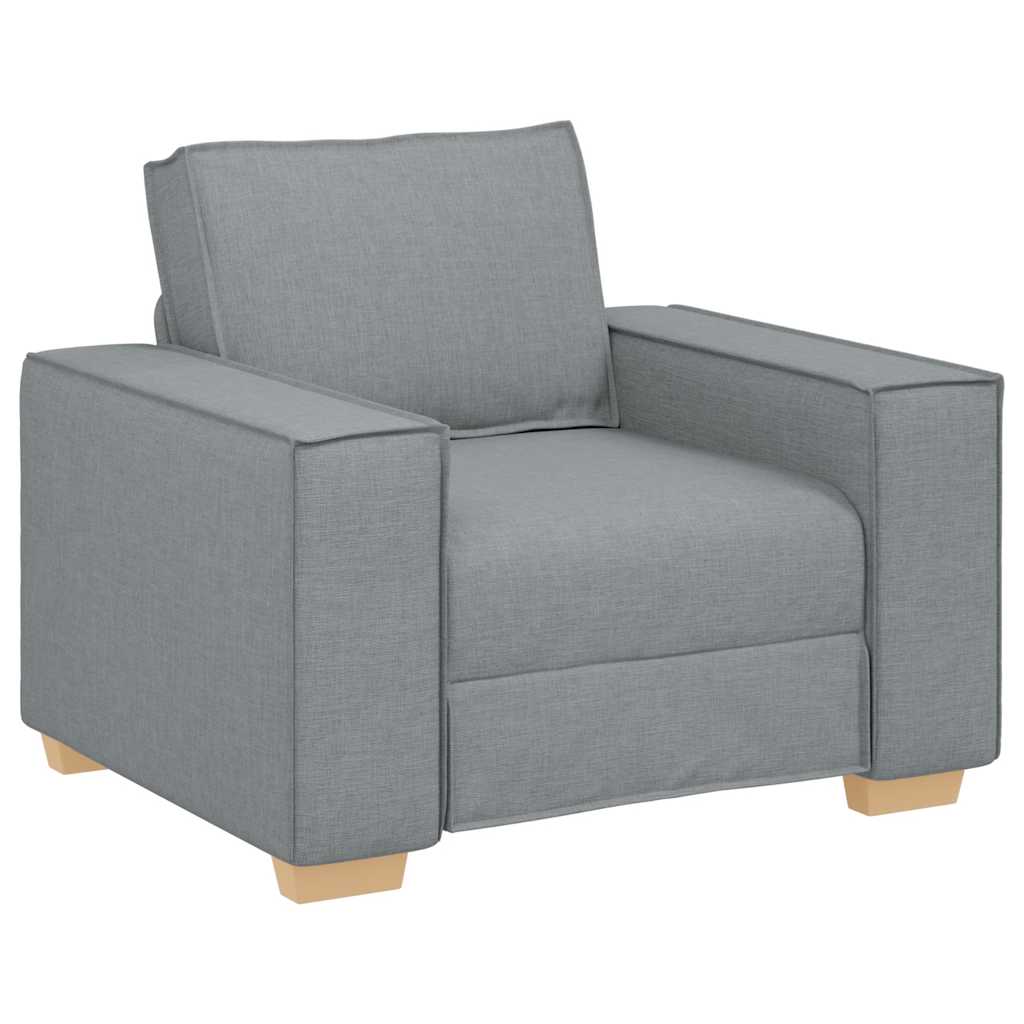 sofastol lysegrå 60 cm stof