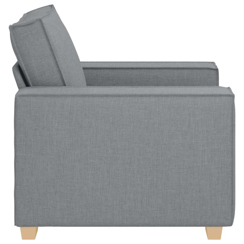 sofastol lysegrå 60 cm stof