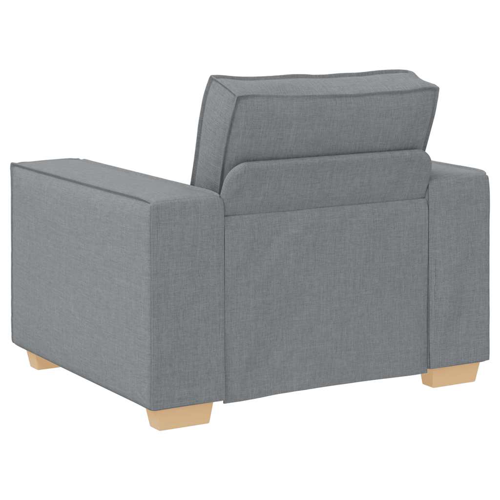 sofastol lysegrå 60 cm stof
