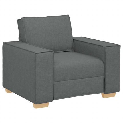 sofastol mørkegrå 100x78x84 cm stof