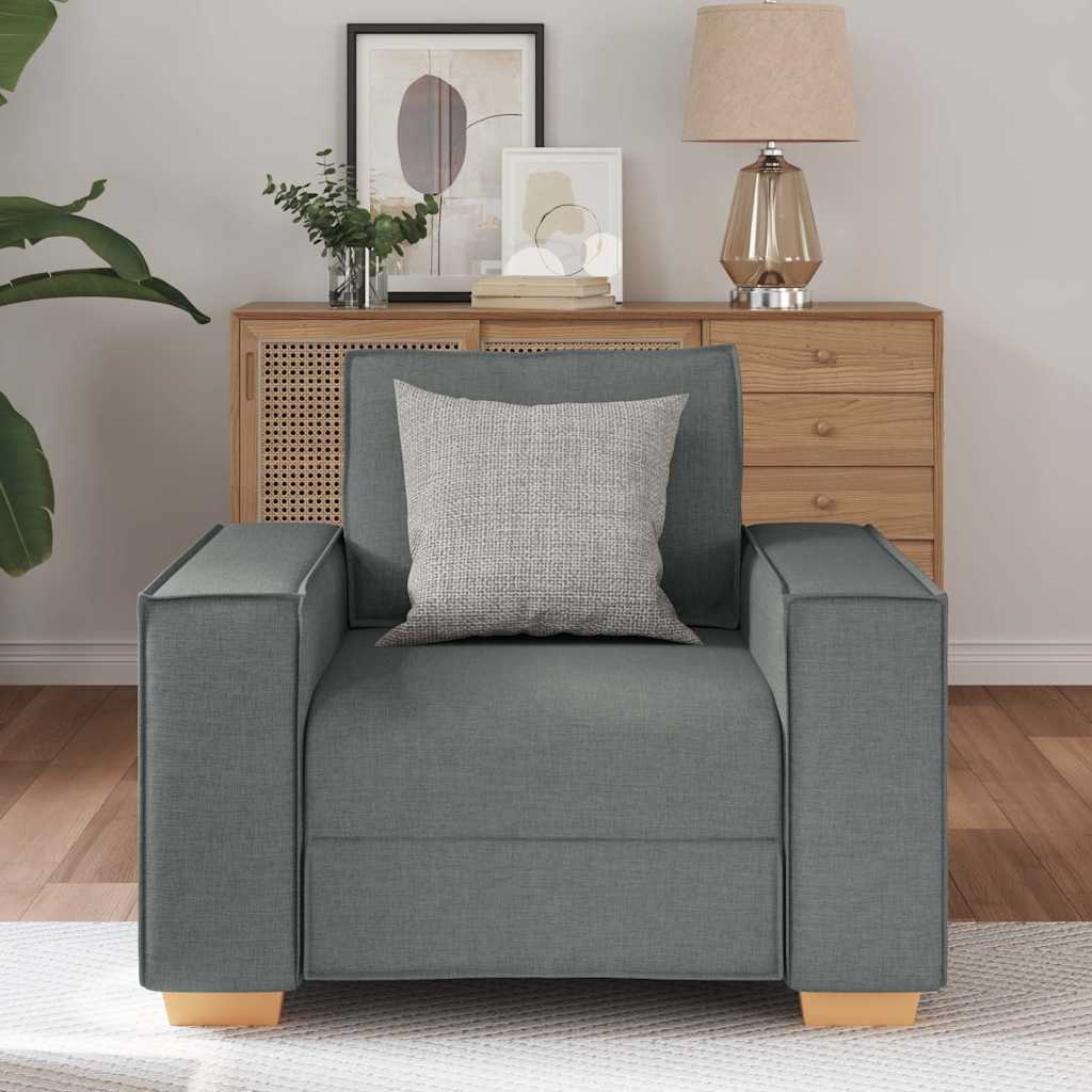 sofastol mørkegrå 60 cm stof