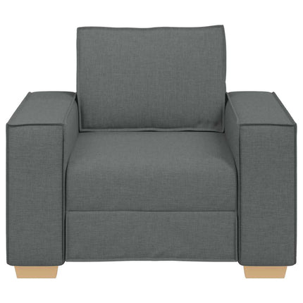 sofastol mørkegrå 100x78x84 cm stof
