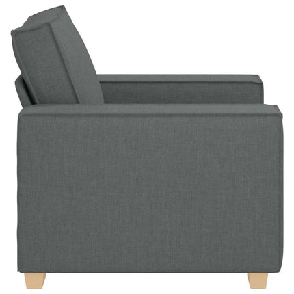 sofastol mørkegrå 100x78x84 cm stof