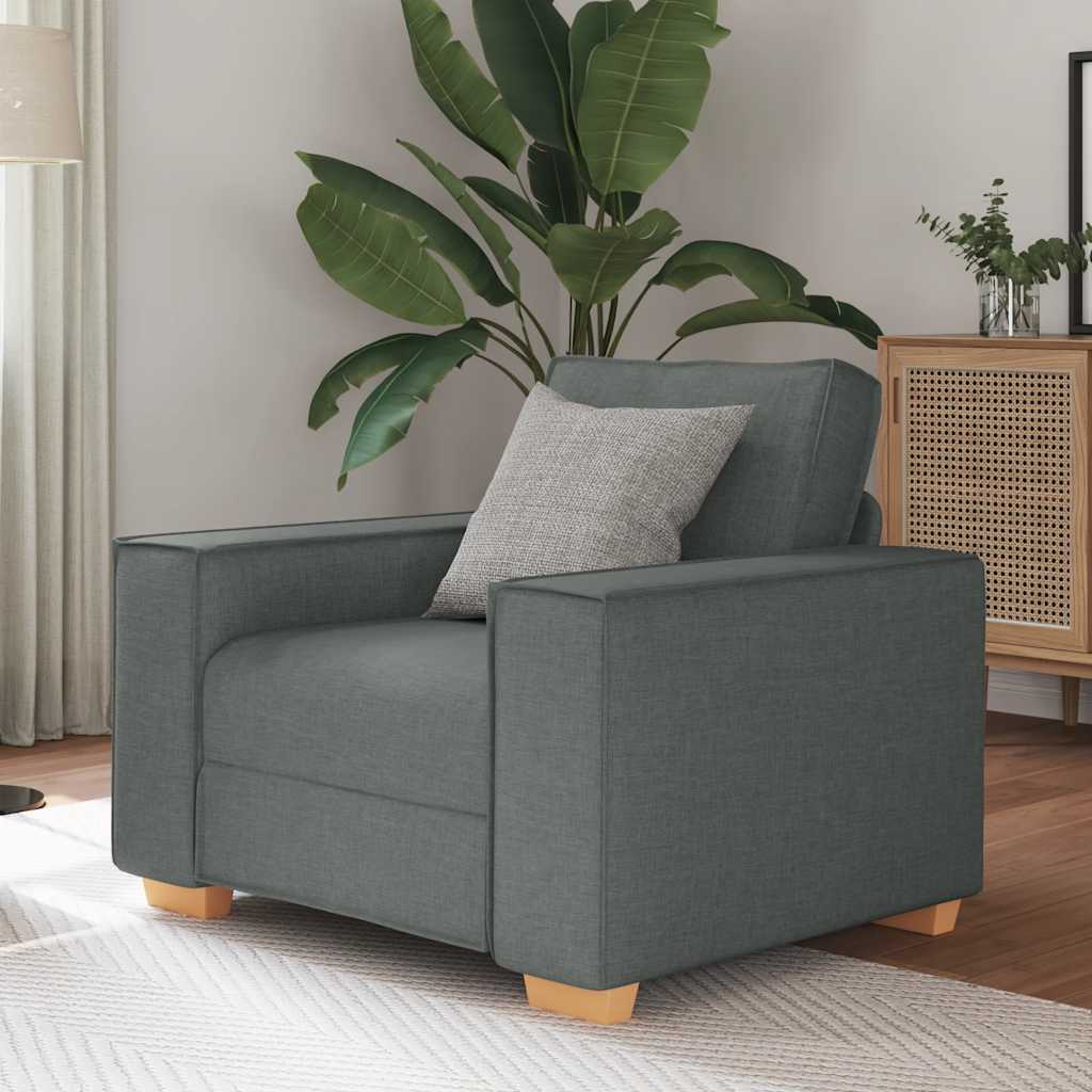 sofastol mørkegrå 60 cm stof
