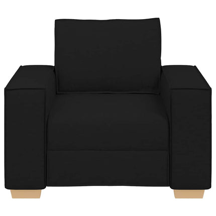 sofastol sort 100x78x84 cm stof
